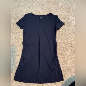 GAP Navy V-Neck Short Sleeve Maternity Tee